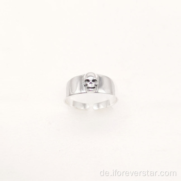 Beliebte Herrenringe 925er Sterling Silber minimalistischer Ring